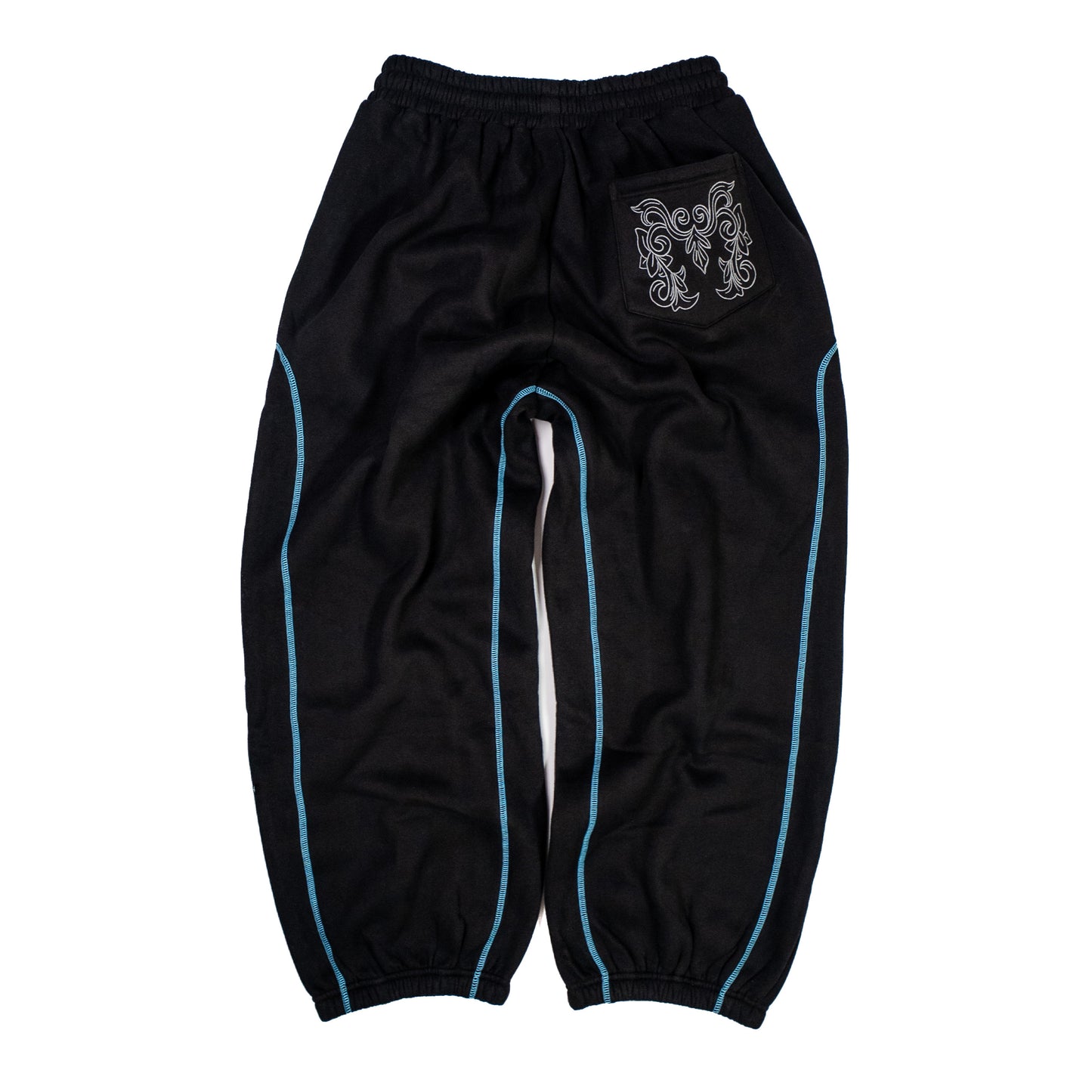 BLACK / BLUE — AVRUPA SEASON 3.0 TRACKSUIT PANTS