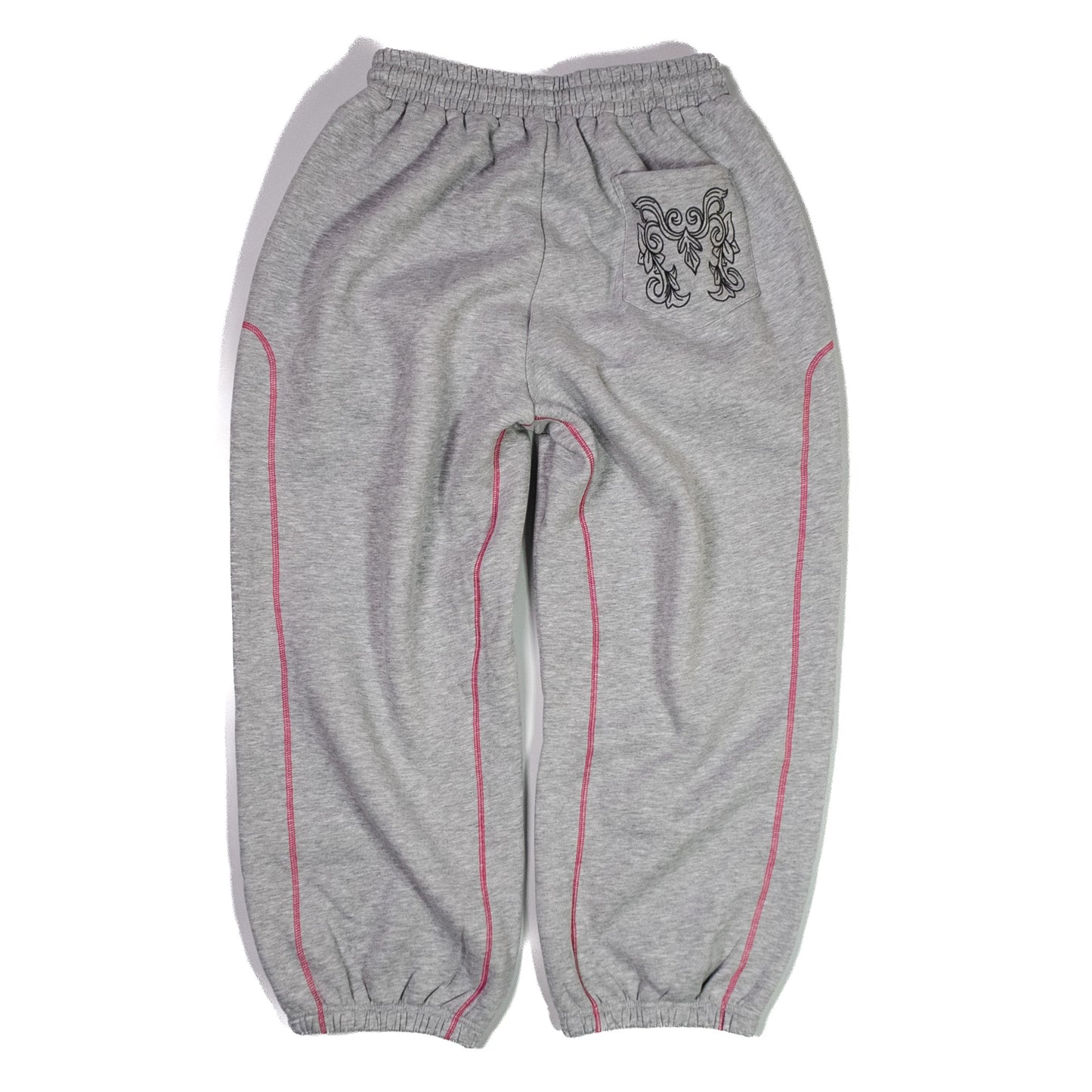 GREY / PINK — AVRUPA SEASON 3.0 TRACKSUIT PANTS