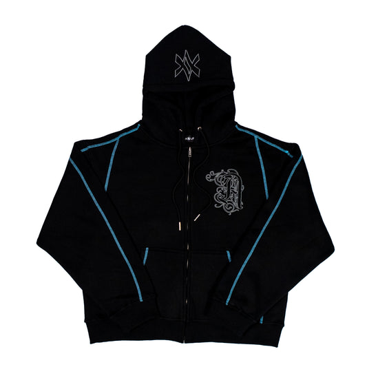 BLACK / BLUE — AVRUPA SEASON 3.0 TRACKSUIT JACKET