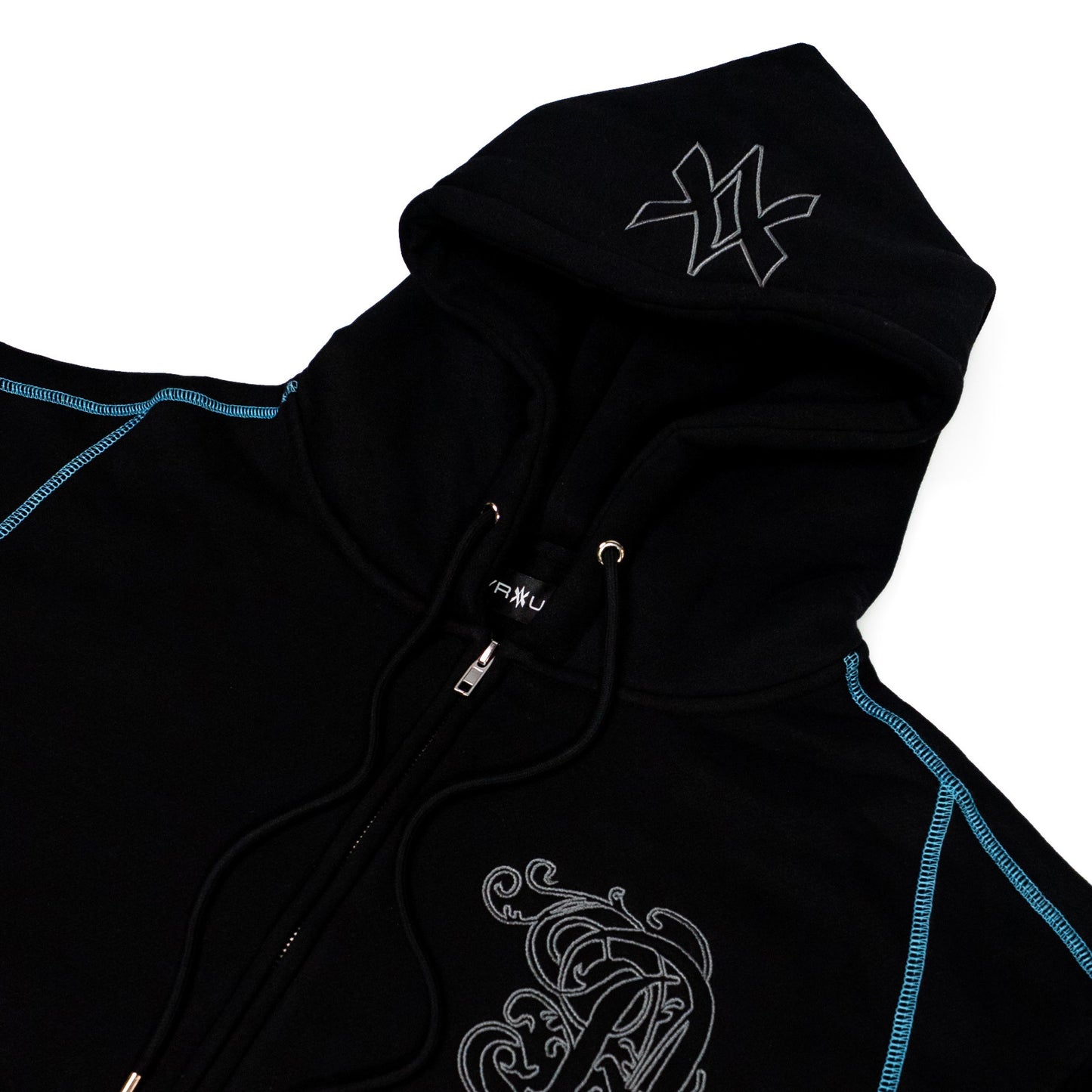 BLACK / BLUE — AVRUPA SEASON 3.0 TRACKSUIT JACKET