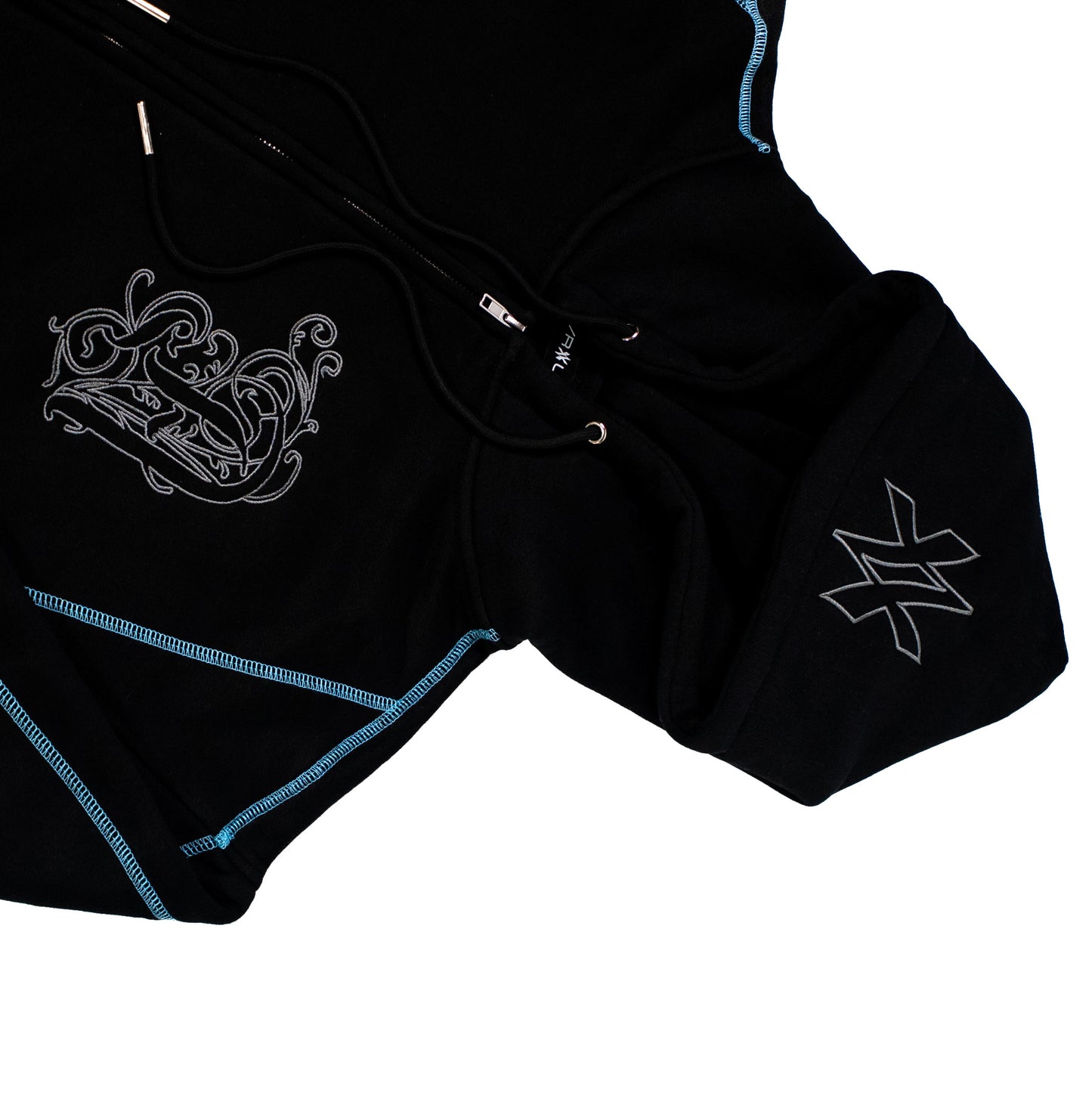 BLACK / BLUE — AVRUPA SEASON 3.0 TRACKSUIT JACKET