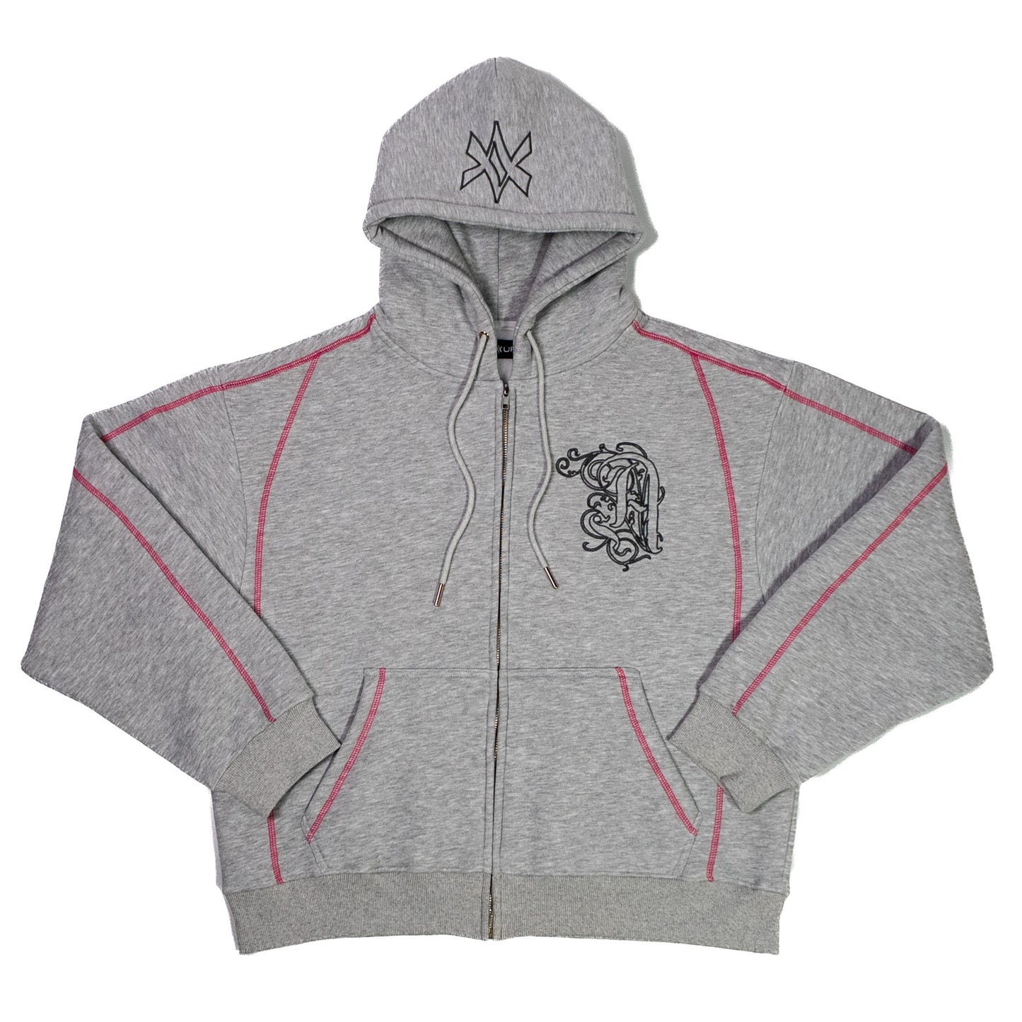 GREY / PINK — AVRUPA SEASON 3.0 TRACKSUIT JACKET