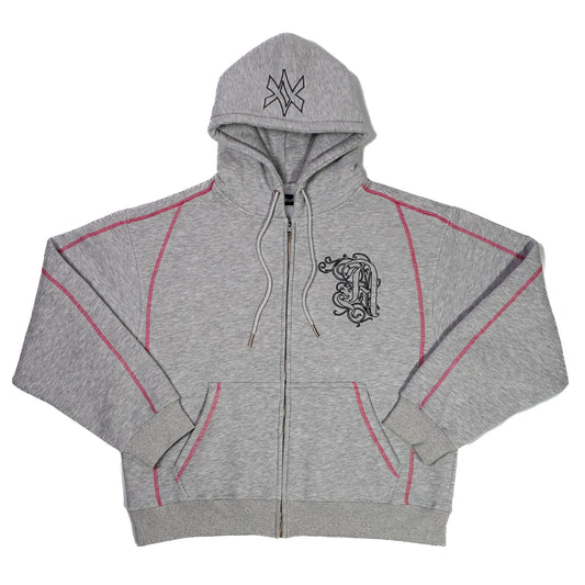 GREY / PINK — AVRUPA SEASON 3.0 TRACKSUIT JACKET