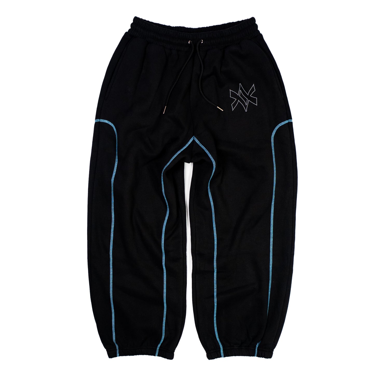 BLACK / BLUE — AVRUPA SEASON 3.0 TRACKSUIT PANTS