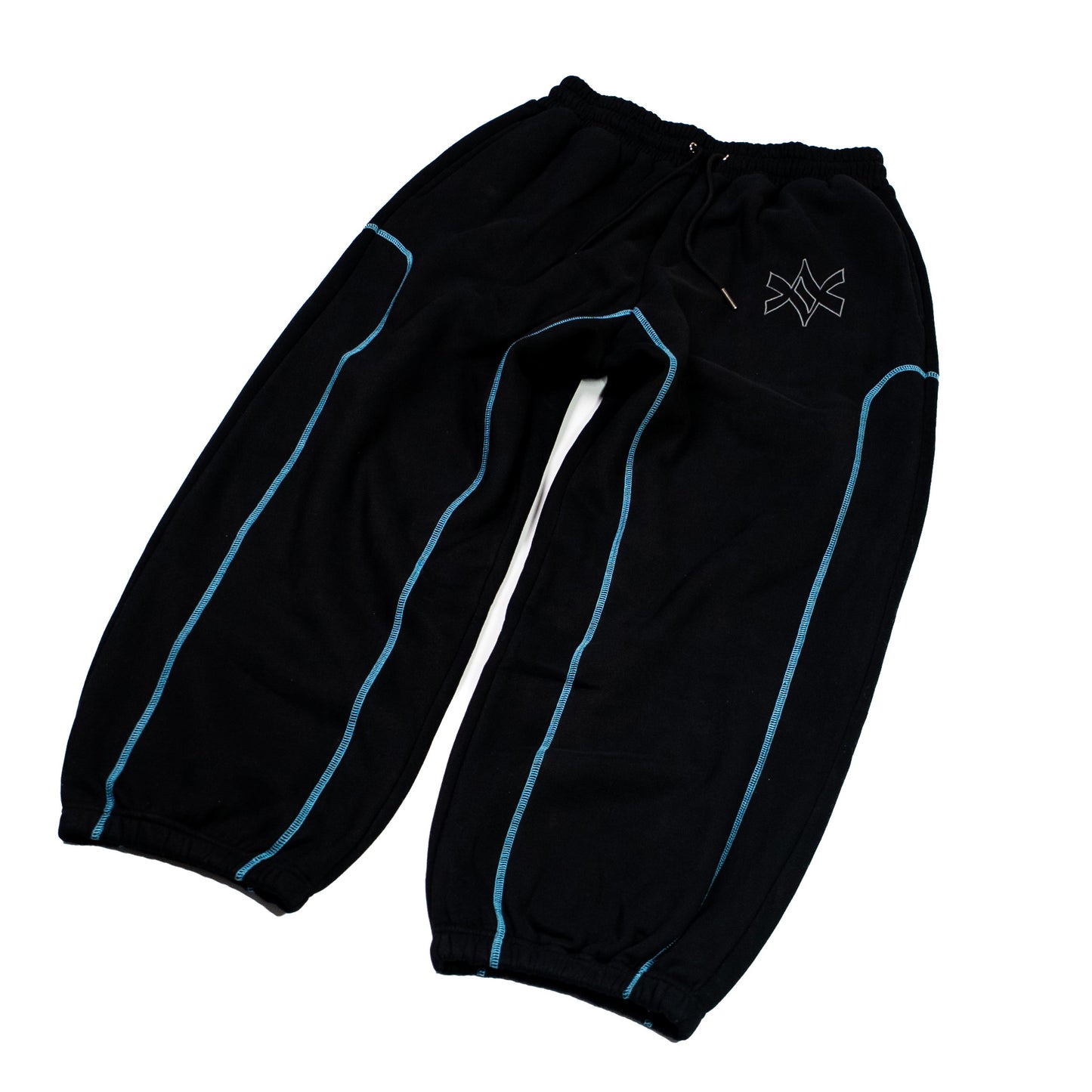 BLACK / BLUE — AVRUPA SEASON 3.0 TRACKSUIT PANTS